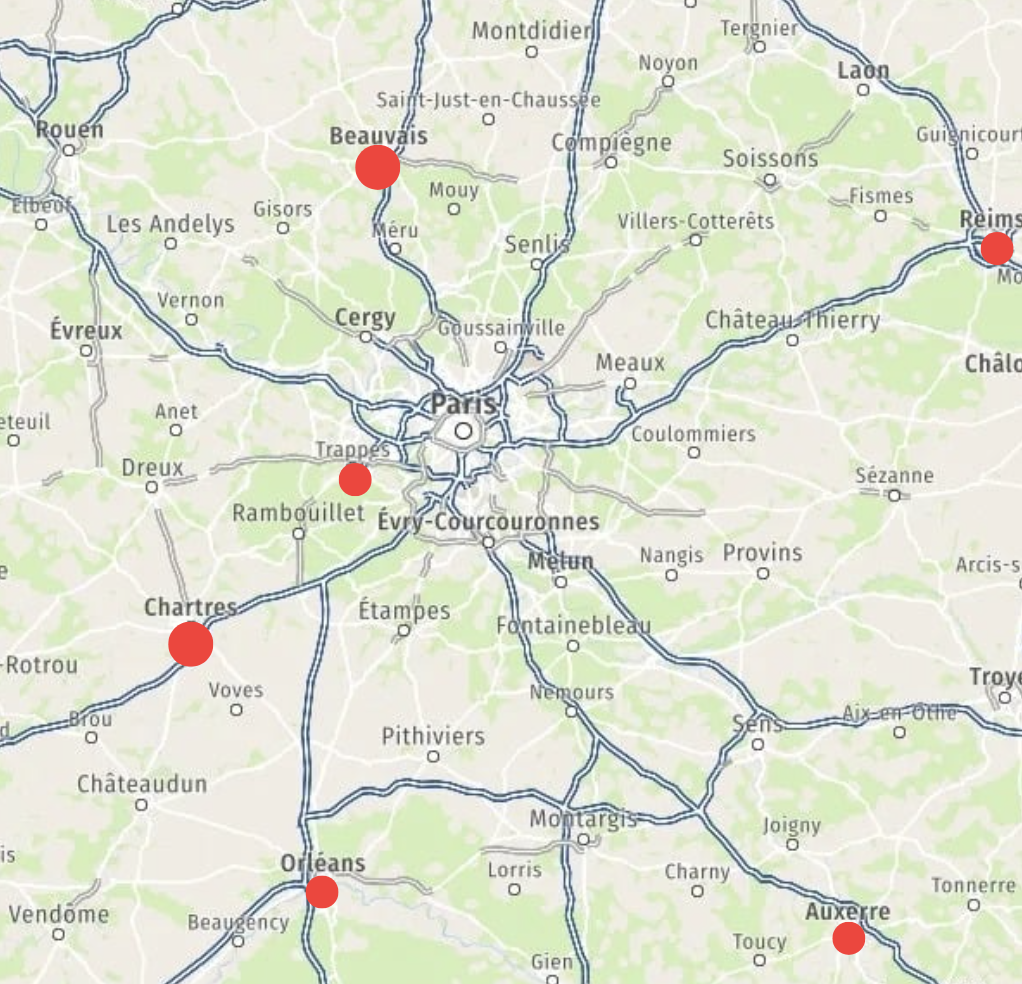 Carte dynamique Plan2Go